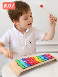 Wooden 8-Key Xylophone Toy for Kids – Musical & Educational Toddler Instrument